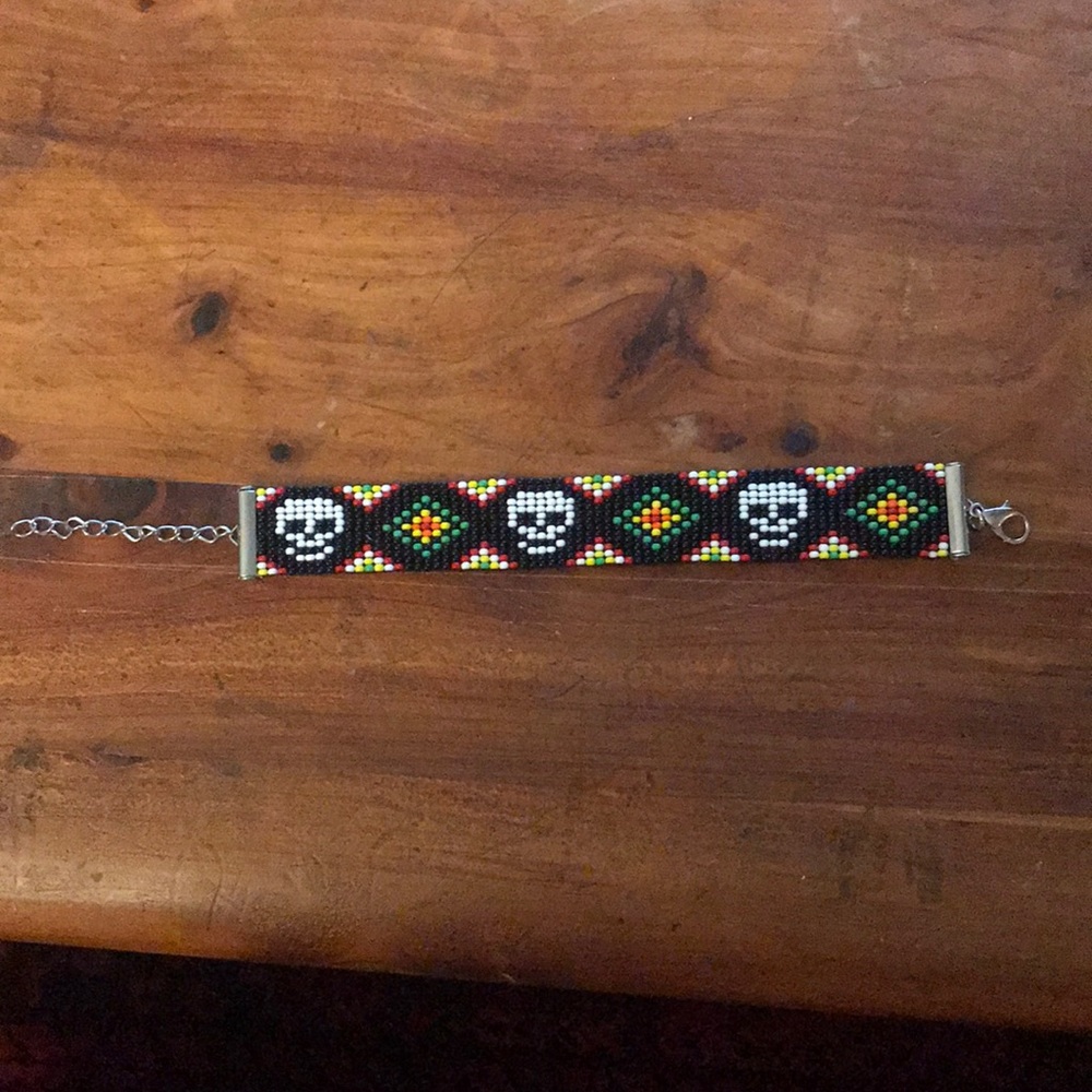 Handmade loom beaded bracelet